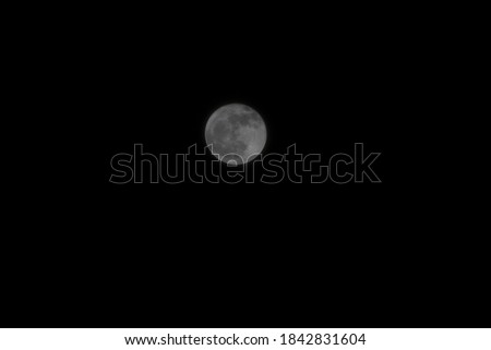 moon black sky photography love