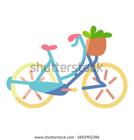 Isolated woman bike icon - Vector illustration design