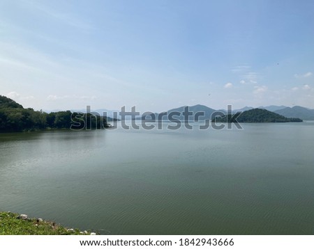 Kaeng Krachan Dam National Park Phetchaburi Province, Thailand, Popular travel destinations To relax and watch the scenery take pictures on vacation.