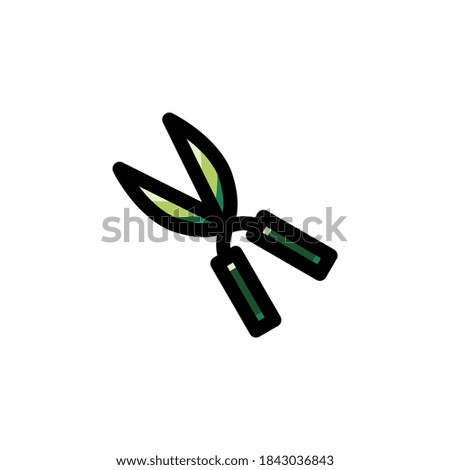Scissor, Grass Cutter Gardening Icon
