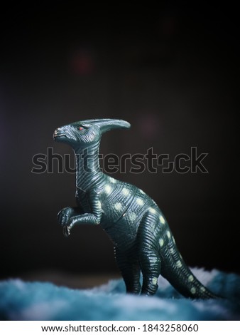 a beautiful dinosaur toy with background