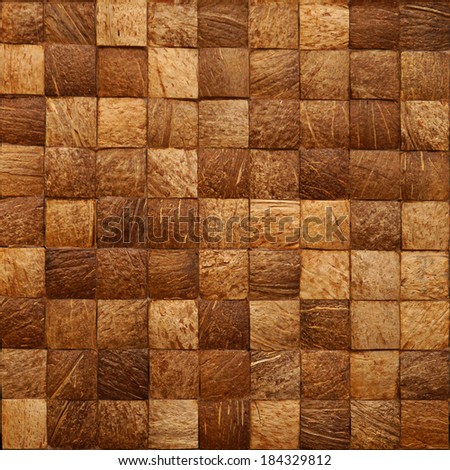 Wooden blocks - Decorative paneling pattern - seamless background - Fine natural structure - wall tile - Continuous replication