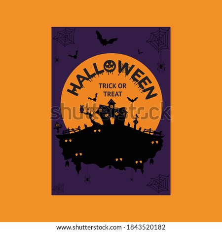 HALLOWEEN Night party poster design
