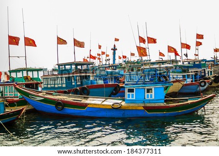 Boat on beach, Vietnam