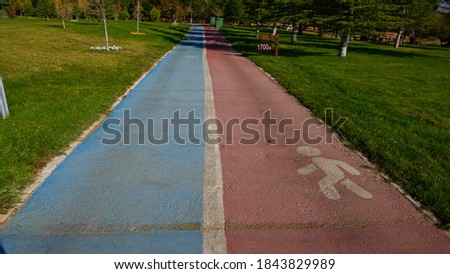 Long distance walking and cycling path.