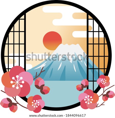 
Beautiful Mt. Fuji and sunrise
