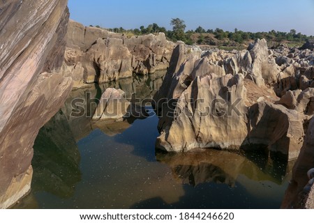 ancient meteoroids Rock in river