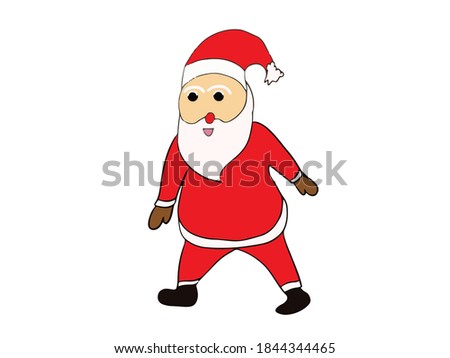 Christmas Santa Claus Art Decoration. Santa Claus Christmas clip art collection