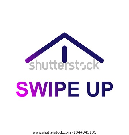 Swipe up, set of buttons for social media. Arrows, buttons and web icons for advertising and marketing in social media application. Scroll or swipe up. vector illustration on white background