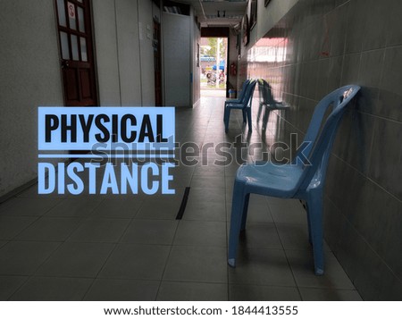 Physical distance practice needs to be followed to curb the spread of the COVID-19 epidemic.