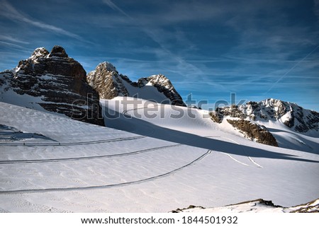 Amazing view of the austrian alps