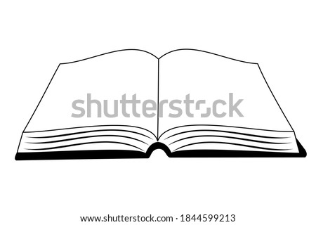 Vector picture of a book