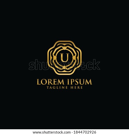 Luxury Letter U Logo icon Design Template Vector Graphic Branding Element