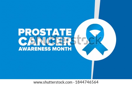 Prostate Cancer Awareness Month in November. Men's Health concept. Medical health care and awareness design. Poster, card, banner and background. Vector illustration