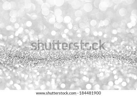 Bokeh abstract background wallpaper silver diamond for wedding card design