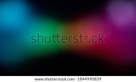 Atmospheric abstract background, city lights at night blur. Background with bokeh defocused lights and shadow