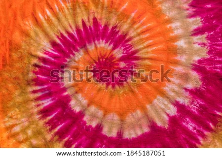 Colorful Psychedelic Abstract Tie Dye Traditional Swirl Design. 