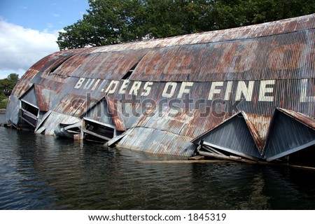 Derelict boat shed #1
