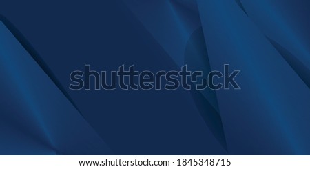 Abstract blue background with line stripes triangle decoration. Minimalist corporate concept vector design