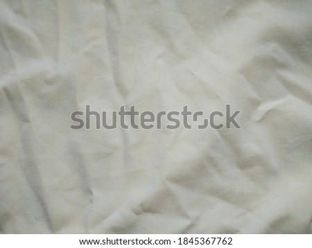 Abstract white fabric texture crease for bคackground.