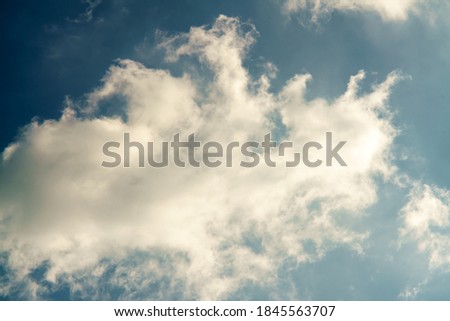 Blue sky and cloud in summer