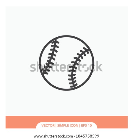 Baseball symbol Icon Vector Illustration