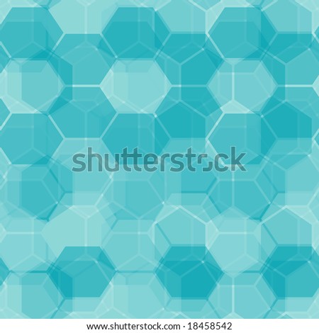 Hexagon tiles. Seamless vector pattern