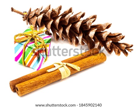 Christmas decoration for the Christmas tree isolated on white background