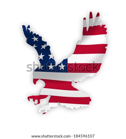 American eagle flag 