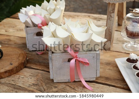 
posed photograph, of a set up for ceremonies and events for girls