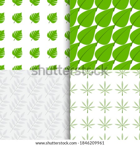 Leaf pattern for wallpaper, print, etc. vector