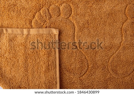 Close up of colorful towels on white background