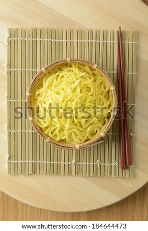 soba noodle of Japanese 