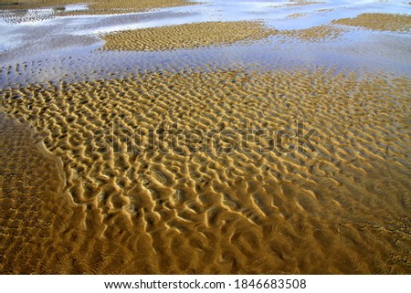 The Sand Beach For Background 
