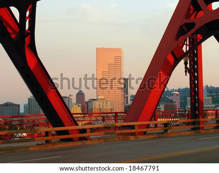 Broadway Bridge in Portland, OR