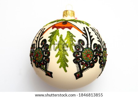 polish christmas ball for Christmas tree decoration