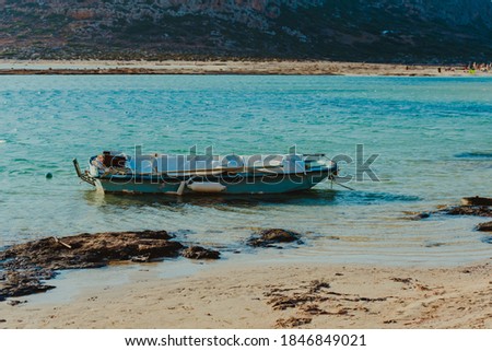 Beautiful beach Balos in Crete