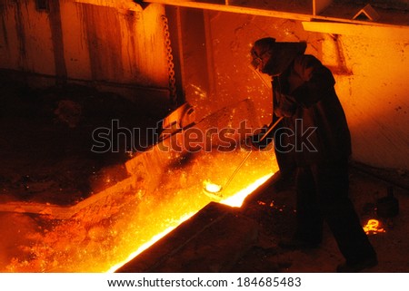 steel-maker Royalty-Free Stock Photo #184685483