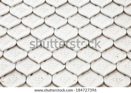 roof tile of Thai temple Royalty-Free Stock Photo #184727396