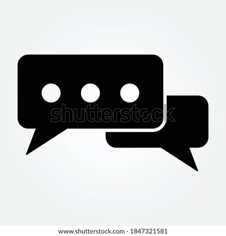 Chat sign icon design vector 