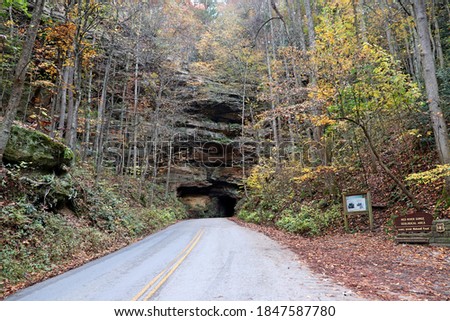 Nada Tunnel in the Red River Gorge, Kentucky.