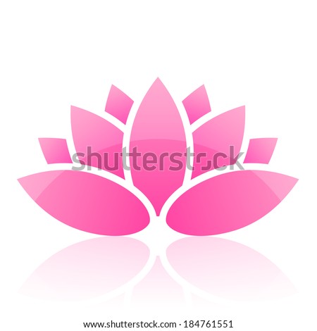 Vector lotus icon