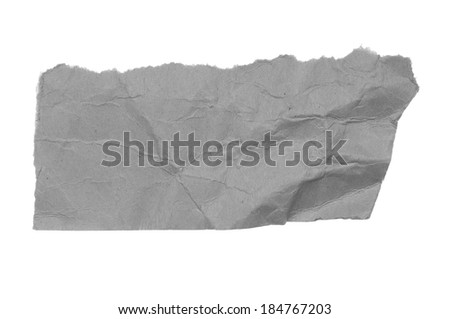  ripped piece of paper