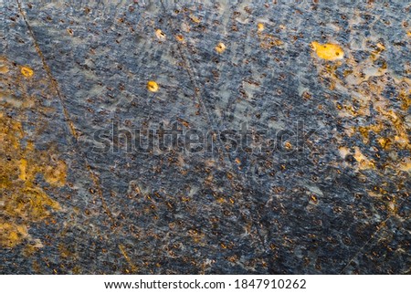 Grunge Background or Texture With Scratches and Cracks. Abstract and Surrealistic Picture of Corrosion.