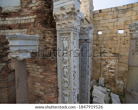 Severan Basilica at 
Leptis Magna