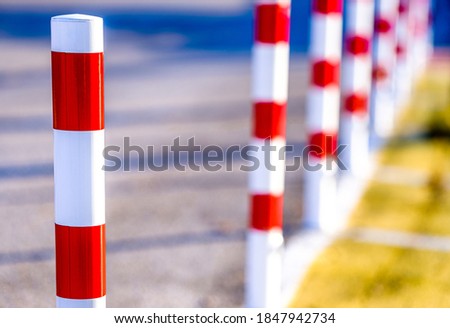 security barrier at a street - photo
