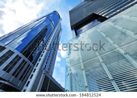 Skyscraper from low angle