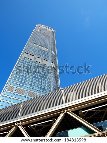 Modern building to sky