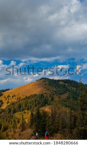 mountain landscape vertical photography concept of spring time clear weather day scenic view 