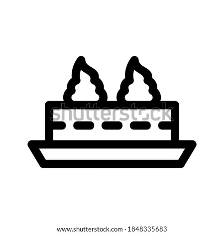 Cake icon or logo isolated sign symbol vector illustration - high quality black style vector icons
